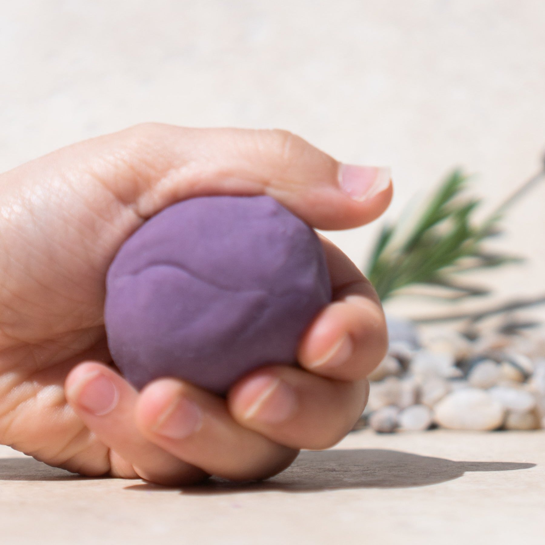 Homemade, Non-toxic Playdough infused With Essential Oils Relax 